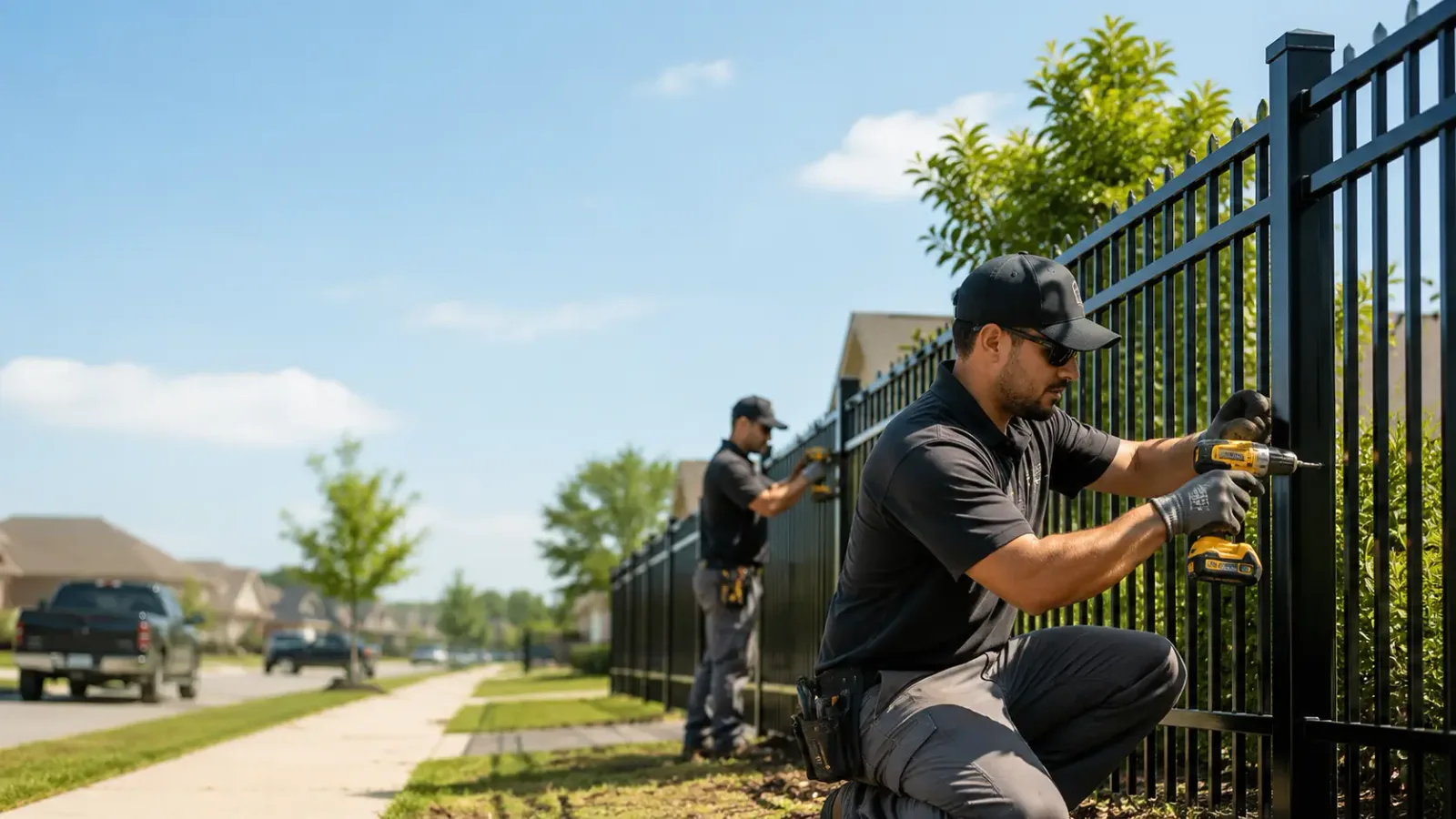 Metal Fence Installation in Maple, TX